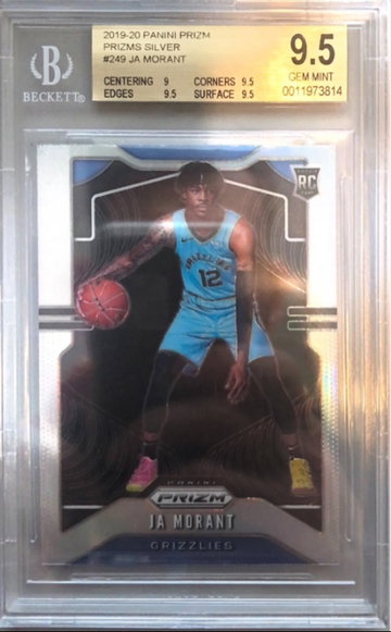 BGS 9.5 Ja Morant Panini Prizm Silver #249