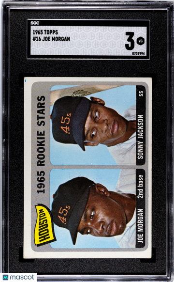 1965 Topps Joe Morgan #16 SGC 3