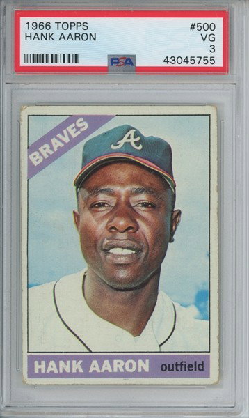 1966 Topps Hank Aaron