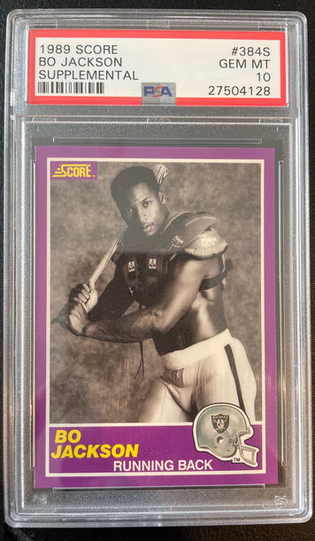 1989 score no Jackson supplemental PSA 10