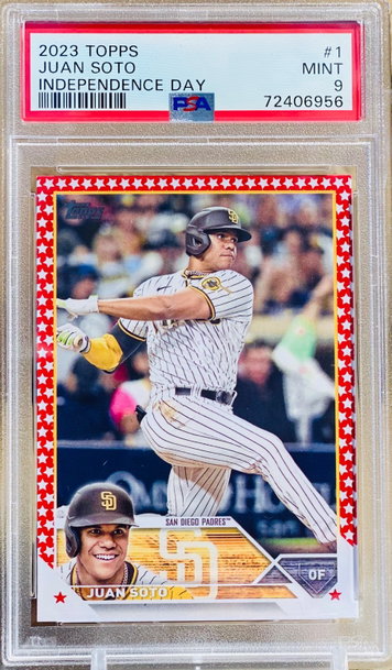 2023 Juan Soto 1st Padres Independence Day 22/76 #1 Jersey 1/1 