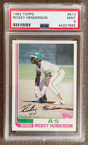 1982 Topps 610 Rickey Henderson