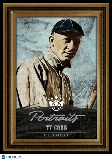2018 Panini Diamond Kings Ty Cobb #P9 Portraits