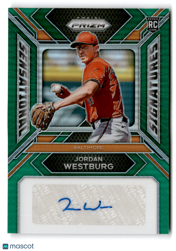 2024 Panini Prizm Jordan Westburg #12 Autograph Baltimore Orioles