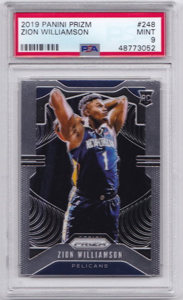 Zion Williamson 2019 Prizm PSA 9