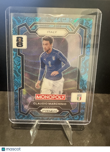 2026 Panini Monopoly Prizm FIFA World Cup 26 Claudio Marchisio #38 Blue
