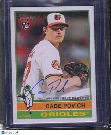 2025 Topps Heritage - Real One Autographs Cade Povich #ROA-CP