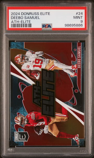 2024 Panini Donruss Elite Ath-Elite Deebo Samuel #24 PSA 9