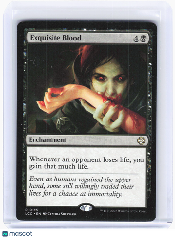 Commander: The Lost Caverns of Ixalan Exquisite Blood Non-Foil Rare #195