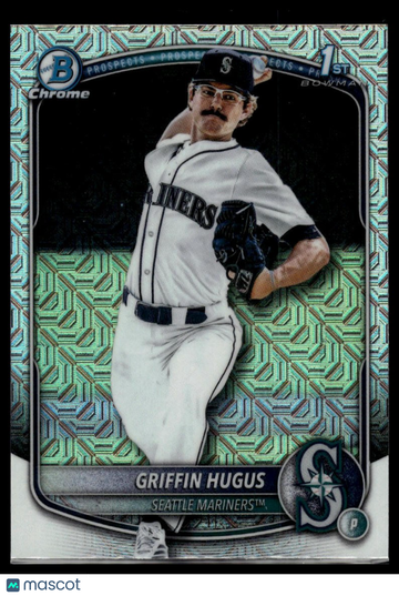 2025 Bowman Draft Griffin Hugus #BDC-101 Chrome Mega Box Refractor