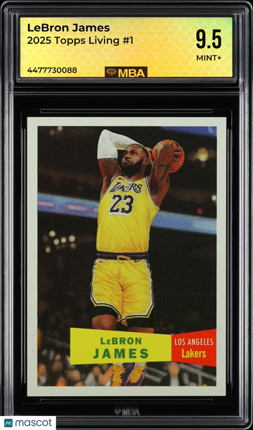 2025 Topps Living LeBron James #1 MBA 9.5