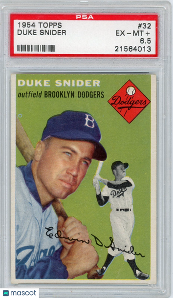 1954 Topps Duke Snider #32 PSA 6.5