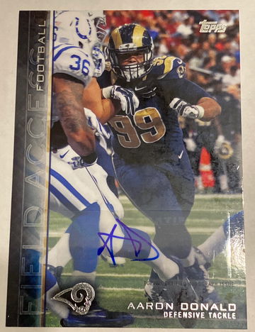Aaron Donald 2015 Topps Field Access Auto Autograph Rams