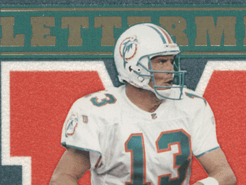 1997 Leaf Lettermen Dan Marino #3 0873/1000