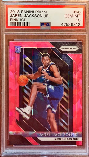 Jaren Jackson Jr Prizm Pink Ice Rookie PSA 10