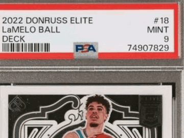 2022 Panini Donruss Elite LaMelo Ball #18 PSA 9