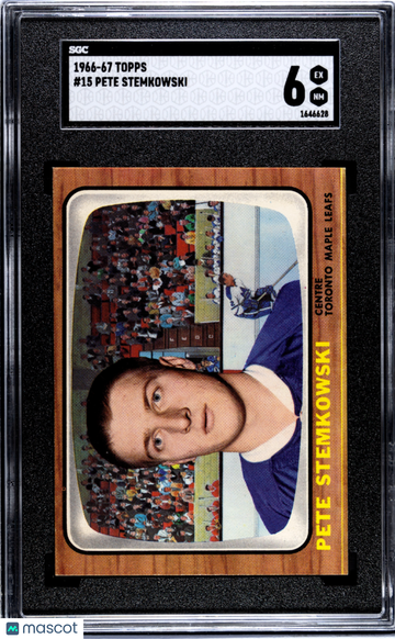 1966 Topps Pete Stemkowski #15 SGC 6