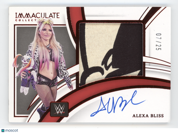 2022 Panini Immaculate Collection Alexa Bliss #PM-ABS Patch Autograph /25