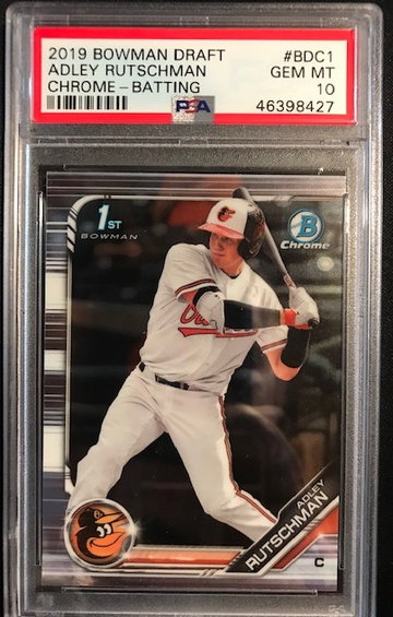 Adley Rutschman Chrome PSA 10