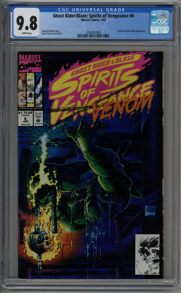 Ghost Rider/Blaze: Spirits of Vengeance 6 CGC 9.8 Venom Spider-Man