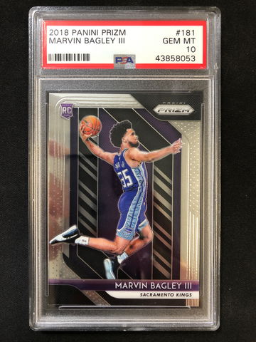 2018 Panini Prizm - Marvin Bagley III - Rookie PSA 10 Gem Mint