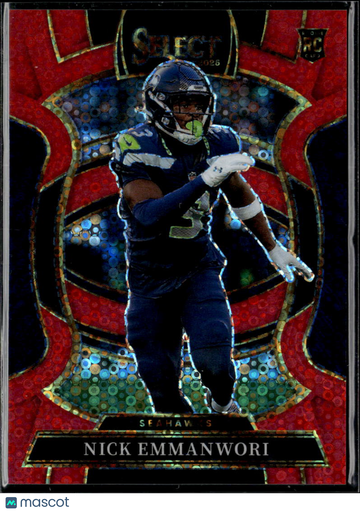 2026 Panini Select Football Concourse Prizm Nick Emmanwori #15 Red Disco RC