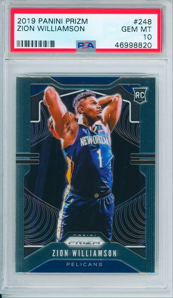 Zion Williamson 2019 Prizm PSA 10