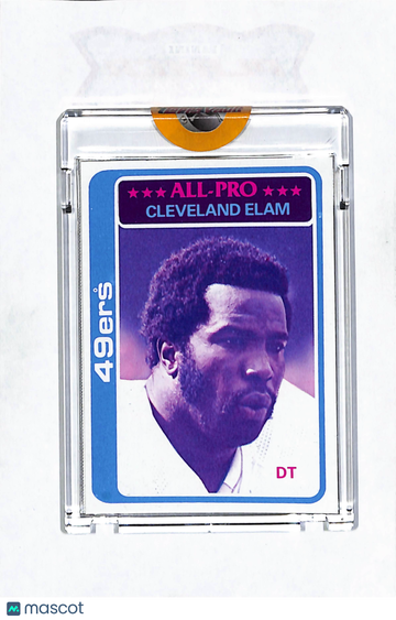 1978 Topps Cleveland Elam Proof