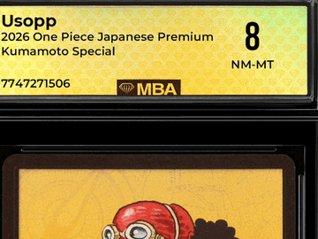 2026 One Piece Japanese Premium Kumamoto Special Usopp 8 MBA 8
