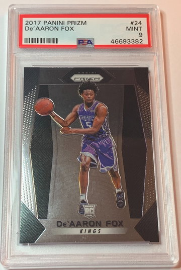 De'Aaron Fox Prizm PSA 9