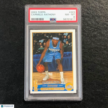 2003 Topps Carmelo Anthony #223 PSA 8