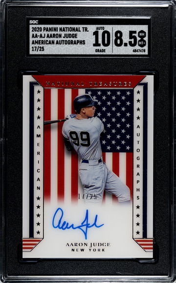 2020 AARON JUDGE NATIONAL TREASURES AUTO