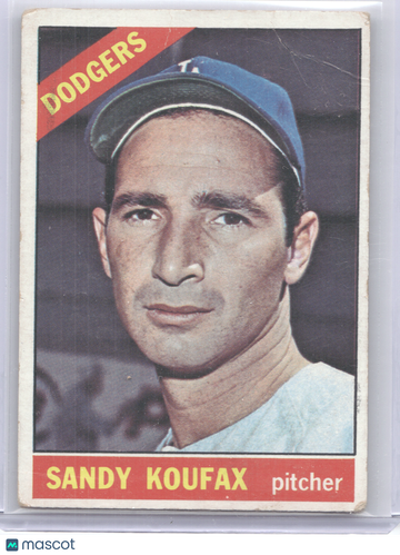 1966 Topps Sandy Koufax #100