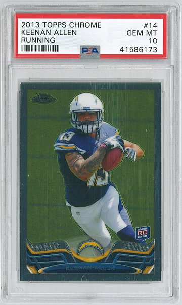 2013 Topps Chrome Keenan Allen #14 Rookie PSA 10