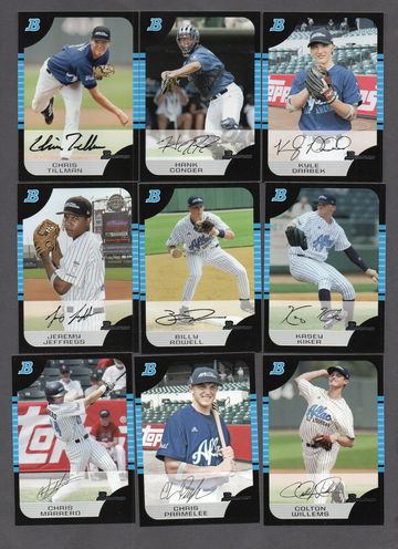 2006 Bowman Draft AFLAC All-American Complete Set 1-14 Tillman Conger Jefress RC