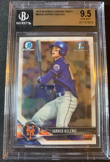 2018 Bowman Draft Jarred Kelenic BGS 9.5
