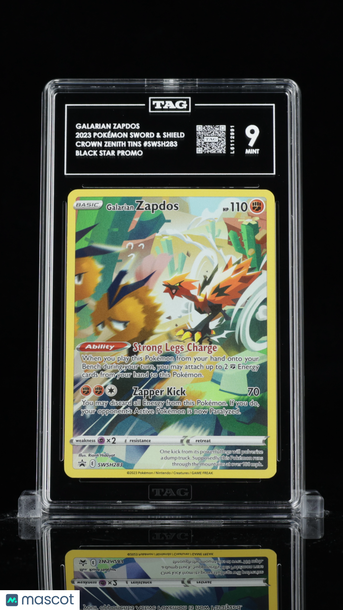 Pokémon Sword & Shield Black Star Promos Galarian Zapdos TAG 9 #SWSH283