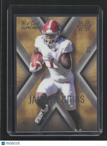 2023 WILD CARD SP PROMO JAHMYR GIBBS #XPP-17 X-PLODE /3XSPODE SN,/3