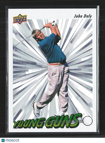2026 Upper Deck Golf Young Guns Outburst John Daly #136