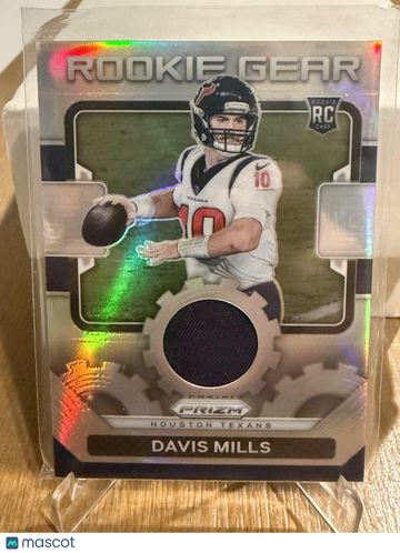 2021 Panini Prizm Davis Mills #RG-22 Rookie Gear MEM
