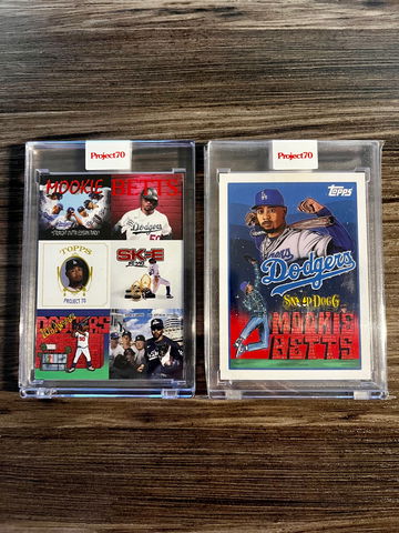 Topps Project 70 Mookie Betts by Snoop Dog & by DJ Skee