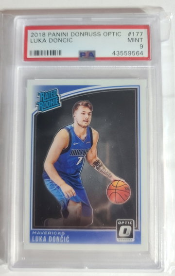 Luka Doncic 2018-19 Optic PSA 9