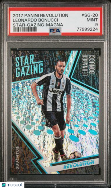2017 Panini Revolution Star-Gazing Leonardo Bonucci #SG-20 Magna PSA 9
