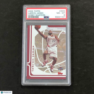 2006 Topps Hobby Masters LeBron James #HM3 Hobby Masters PSA 8