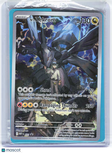 Mega Evolution Promo N's Zekrom Holo Black Star Promo [Sealed] #031