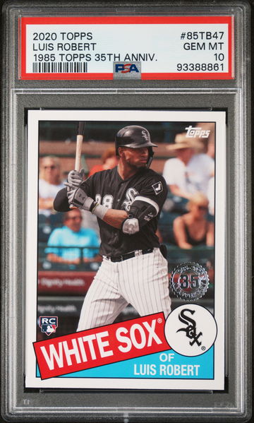 2020 Topps 1985 Topps 35th Anniv. Luis Robert #85TB47 RC PSA 10
