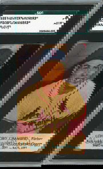 1953 Hunter Wieners Clifford Chambers Hand Cut SGC Authentic P1315