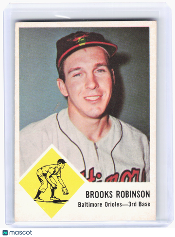 Fleer 1963 Fleer Baseball—Brooks Robinson #4 —Very Good