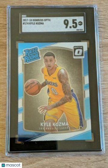 2017 Donruss Optic Kyle Kuzma #174 Rookie SGC 9.5