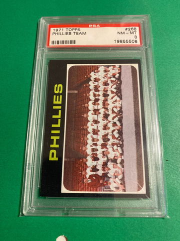 1971 Topps Phillies Team Card # 268